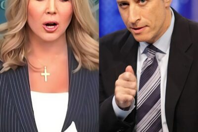 SH*CKING: Jon Stewart just mocked Karoline Leavitt but immediately faced her ruthless comeback—a statement that exploded all over American social media! – meo