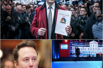 7 MINUTES AGO: Elon Musk announced that he has acquired MSNBC for $900 million to put an end to toxic programming