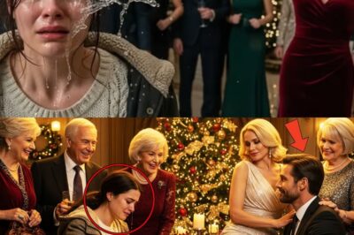 In Tears, She Signs the Divorce Papers at Christmas party—Not Knowing She Is the Billionaire’s…..