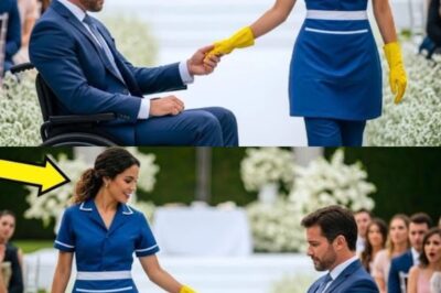 A PARALYZED millionaire was JAILED at his wedding – and his MAID said, “LET’S DANCE”