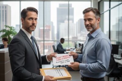 My Wife’s Lawyer Served Me File at Work—I Handed Him an Envelope That Destroyed Her Case In Court