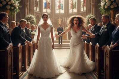 My sister materialized at my nuptials in a white beaded gown, shrieking …!