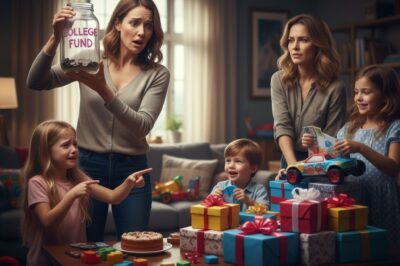 My sister RAIDED my 7-year-old daughter’s savings jar and used the money on gifts for her own kids…