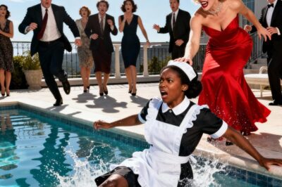 They Pushed a Waitress Into the Pool — Then the Millionaire Spoke