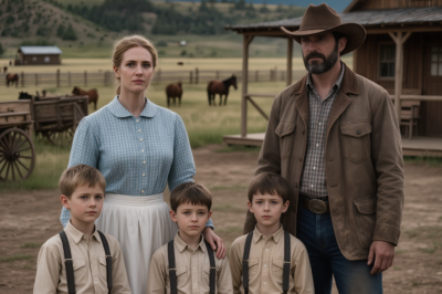 Widow With Three Sons Was Rejected, The Cowboy Said, “You’re Home Now”