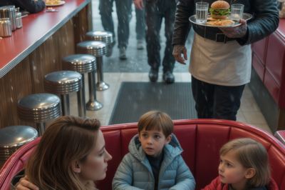 Poor Mom Takes Twins to Eat With $20 on Christmas Eve, Then Hells Angel Walks In And Stuns All…