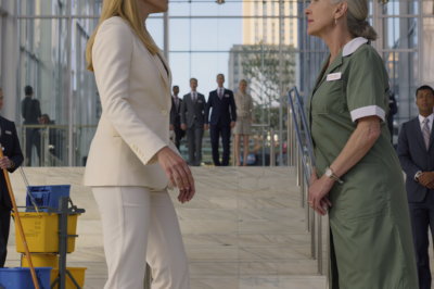 She Thought She Kicked a Poor Cleaner… But It Was Her Billionaire Fiancé’s Mother—Then This Happened