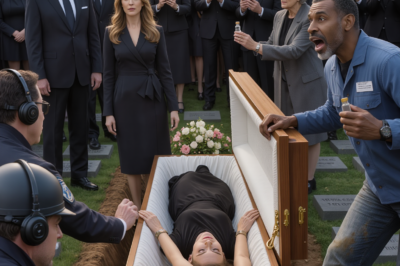 “She’s Not Dead,” The Janitor Stops Billionaire’s Funeral to Save Her — What Happened Next Sh0cked