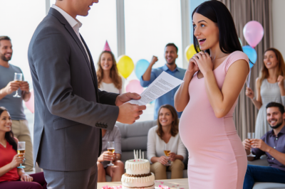 My Husband Handed Me Divorce Papers At My Baby Shower—But My Announcement Crushed Him