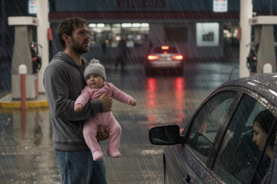She Left Me at a Gas Station With Our Baby — 5 Years Later, She Froze When She Saw Who Was Behind Me