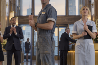 MILLIONAIRE disguised himself as a JANITOR,and froze upon hearing the words of the POOR RECEPTIONIST