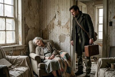 He Came Back a Billionaire—But Found His Mom Sleeping in a Ruined, Abandoned House!