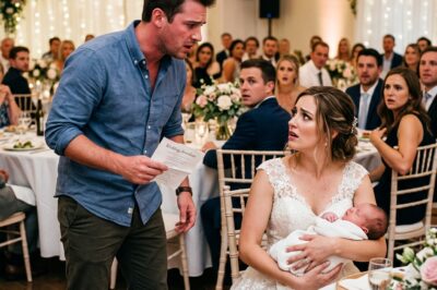 My Ex Invited Me to His Wedding While I Held His Newborn—One Sentence Made Him Hang Up… Then He Stormed In 30 Minutes Later