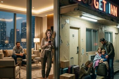 “My Sister Inherited Luxury Apartments—I Got a Dying Roadside Motel… Then My Husband Threw Me and the Kids Out—That Night, I Discovered the Secret Dad Hid”