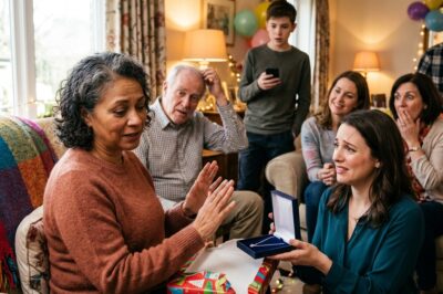 My Mom Rejected My Gift in Front of Everyone—But the Moment That Box Opened, Everything Changed